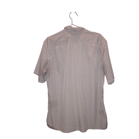 Eddie Bauer Men's Moisture Wicking Woven Tech Short Sleeve Shirt  cargo - Picture 2 of 7